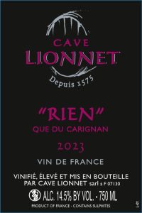 VDF Rien Carignan